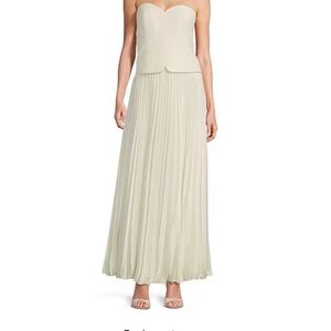 Antonio Melani Ivory Strapless Dress